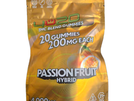 4U20 THC Blend Gummies – Passion Fruit Hybrid | 200mg Each, 20ct