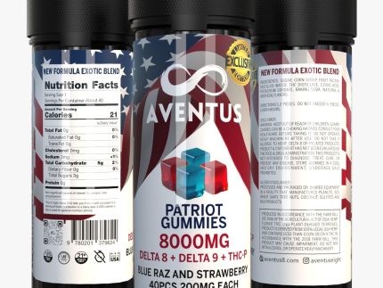 8000mg Patriot Gummies - Exclusively by Aventus8