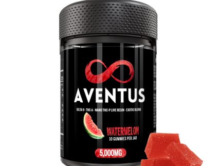 Aventus8 Exotic Blend Gummies – Watermelon (5000mg, 10ct Jar)