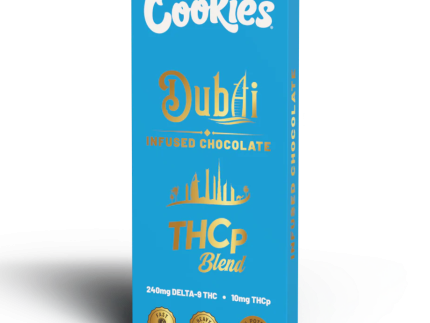 Cookies Dubai – THCP Blend Infused Chocolate Bar (250mg)