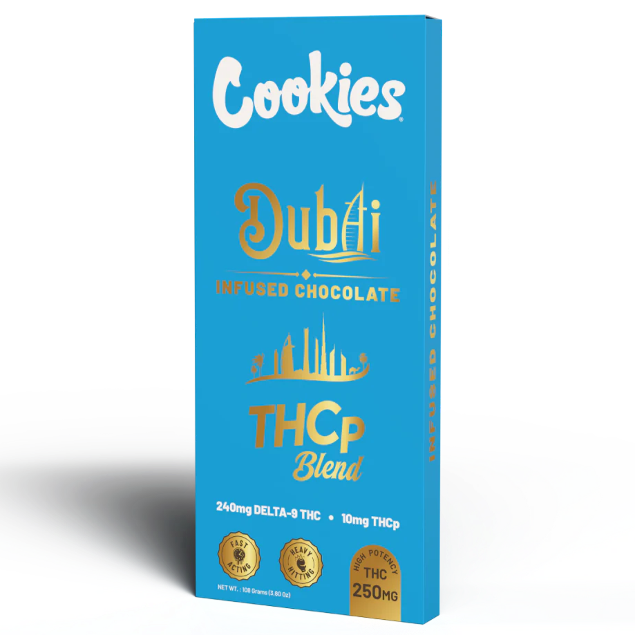 Cookies Dubai – THCP Blend Infused Chocolate Bar (250mg)