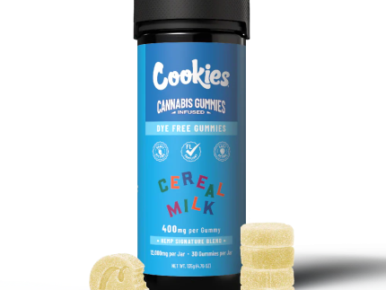 Cookies - Hemp Signature Blend Gummy 400mg - Clear - Cereal Milk - 30ct Jar