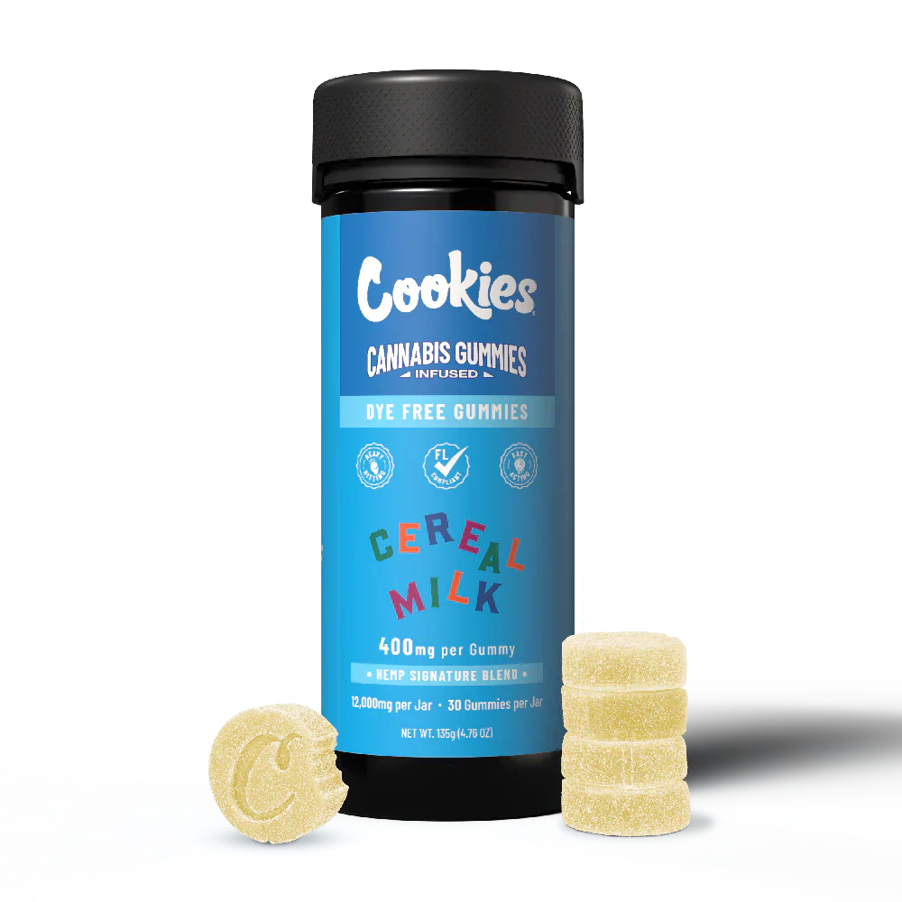 Cookies - Hemp Signature Blend Gummy 400mg - Clear - Cereal Milk - 30ct Jar