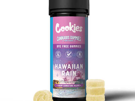 Cookies - Hemp Signature Blend Gummy 400mg - Clear - Hawaiian Rain - 30ct Jar