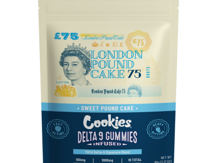 Cookies THCA Delta 9 Signature Blend Gummies 1000MG - London Pound Cake 75