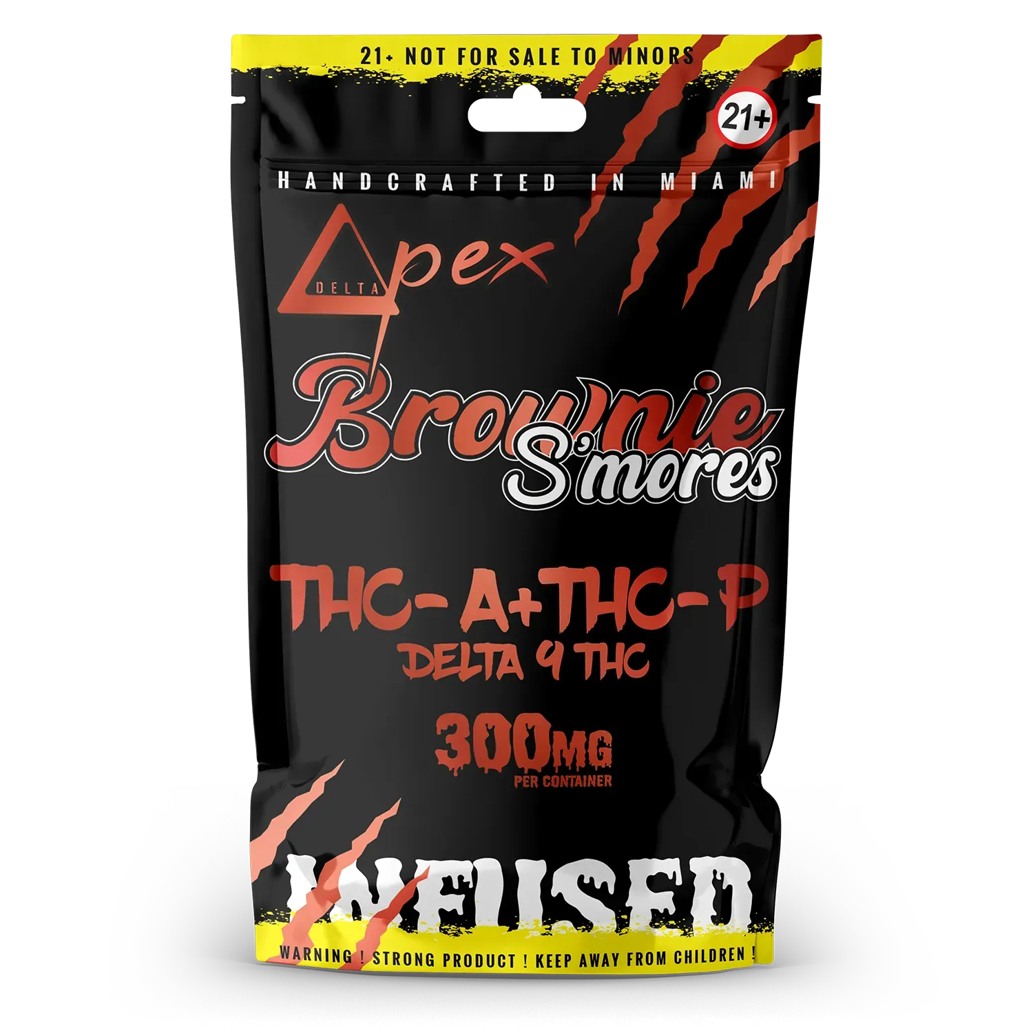 DELTA PEXBrownie S’mores Chocolate THC-A + THC-P & Delta 9 THC 300mg