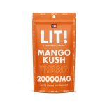 LIT THC Gummies 20000MG 40 Count - Mango Kush Hybrid