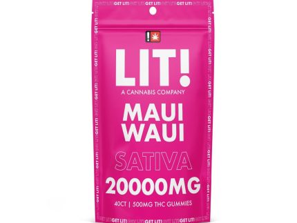 LIT THC Gummies 20000MG 40 Count - Maui Waui Sativa
