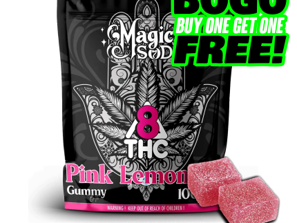 MAGICSOD D8 THC Pink Lemonade Gummies (5pcs)