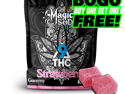MAGICSOD D9 THC Strawberry Gummies (5pcs)