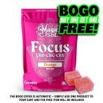 MAGICSOD FOCUS CBD-CBG-CBN L-THEANINE & MAGNESIUM GUMMY 900MG - ORANGE