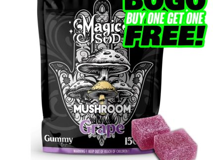 MAGICSOD Mushroom Grape Gummies 1500mg