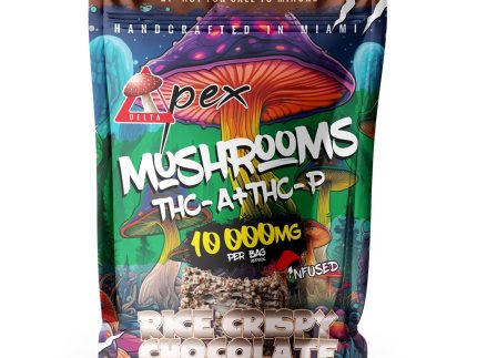 Rice Crispy Chocolate Treats Mushroom THC-A + THC-P 10,000mg