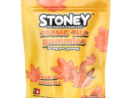 Stoney Delta 9 250mg THC Gummies Mango Pineapple