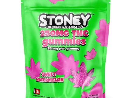 Stoney Delta 9 250mg THC Gummies Sweet Watermelon