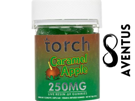 Torch Delta-9 Live Resin Gummies 250mg - Caramel Apple