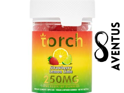 Torch Delta-9 Live Resin Gummies 250mg - Strawberry Lemon Lime