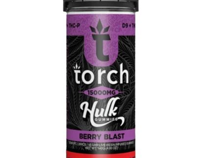Torch Live Resin D9 + THCP Hulk Gummies 15000mg
