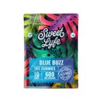 Vegan Gummies 600 MG THC - Bag - Blue Buzz
