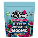 viva la hemp Exotic Blend Infused Cubes – 1600MG Blue Razz Watermelon