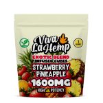 viva la hemp Exotic Blend Infused Cubes – 1600MG Strawberry Pineapple