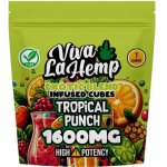 viva la hemp Exotic Blend Infused Cubes – 1600MG Tropical Punch